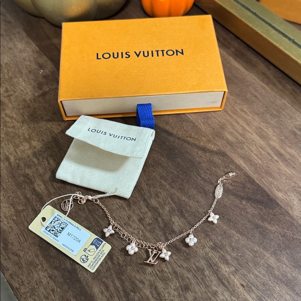 Louis Vuitton  floragram bracelet pink gold - Picture 7 of 7